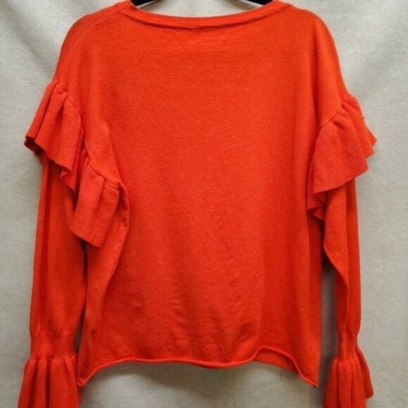 Umgee Red Bell Sleeve Sweater in Size S - Picture 5 of 5